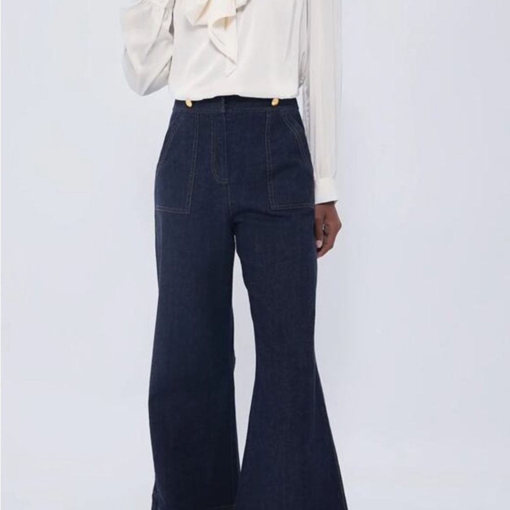 Tuckernuck India Hicks Dark Denim Pants